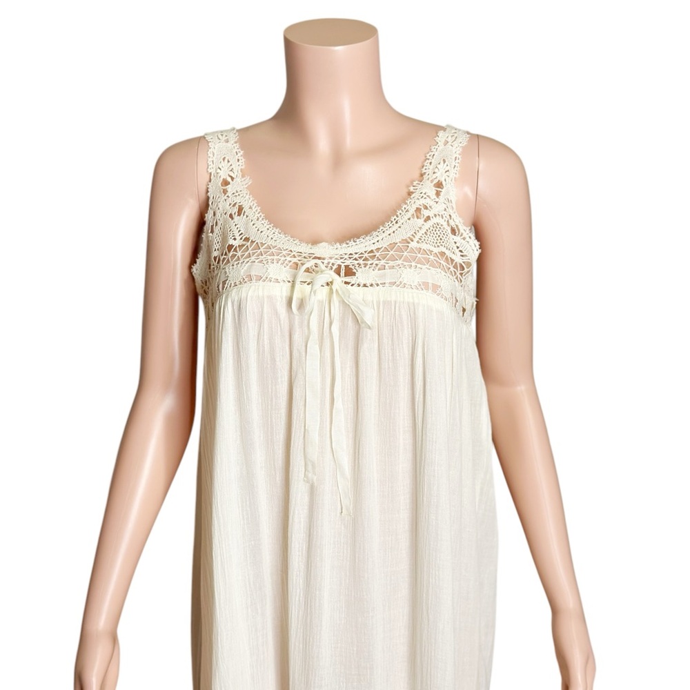 ULLA JOHNSON Rowena Coverup Dress, Ivory, P/XS - Picture 10 of 13